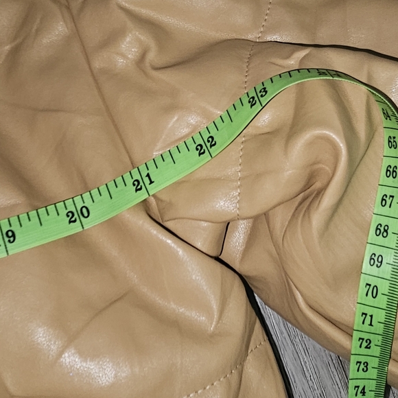 Tan Puffer Jacket - Picture 6 of 9